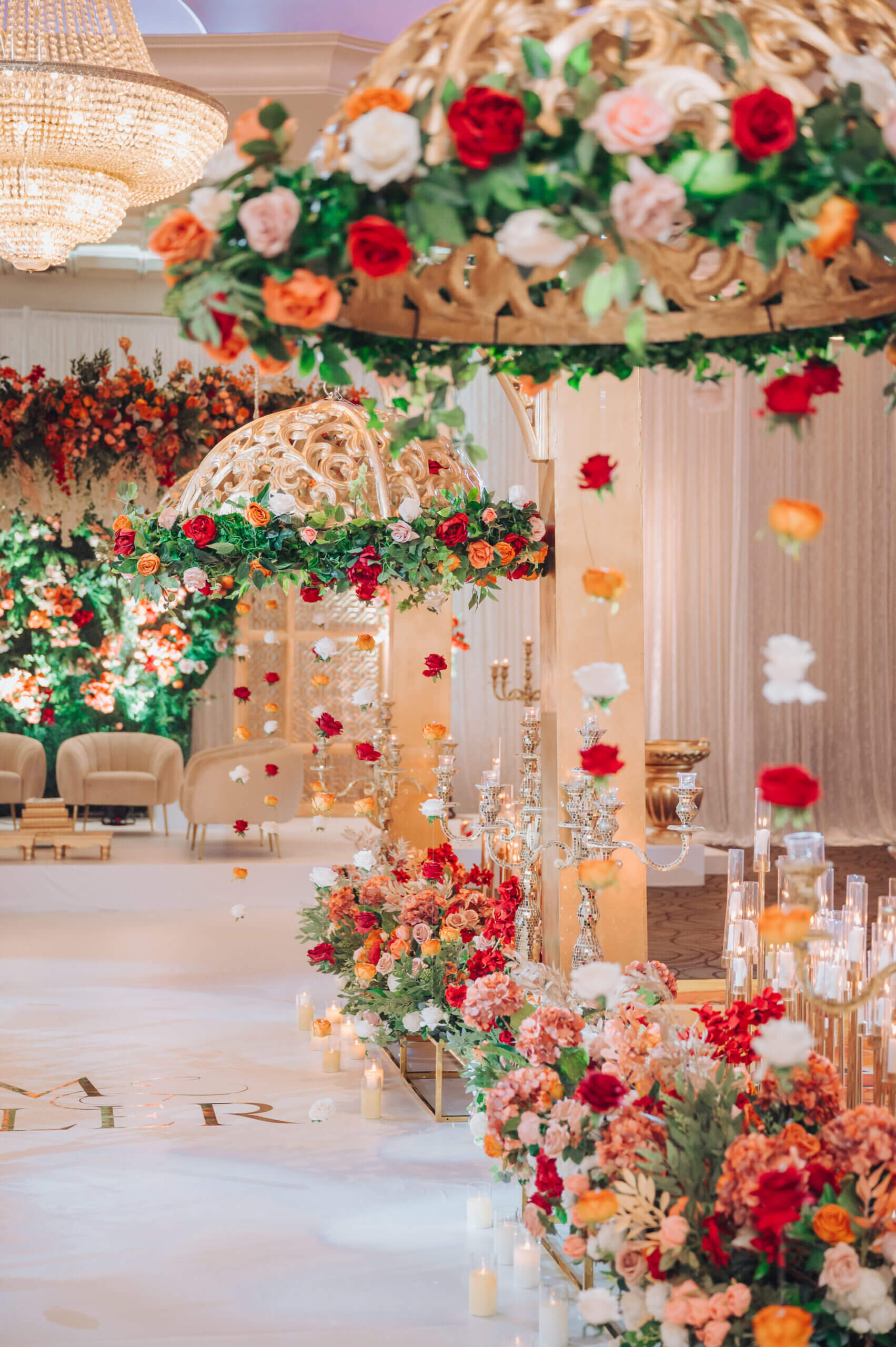 sandwich platters near me | meeting room | halls for rent near me | catering food | birthday party venues Elegant wedding reception at Mississauga Convention Centre, a premier banquet hall in the GTA.