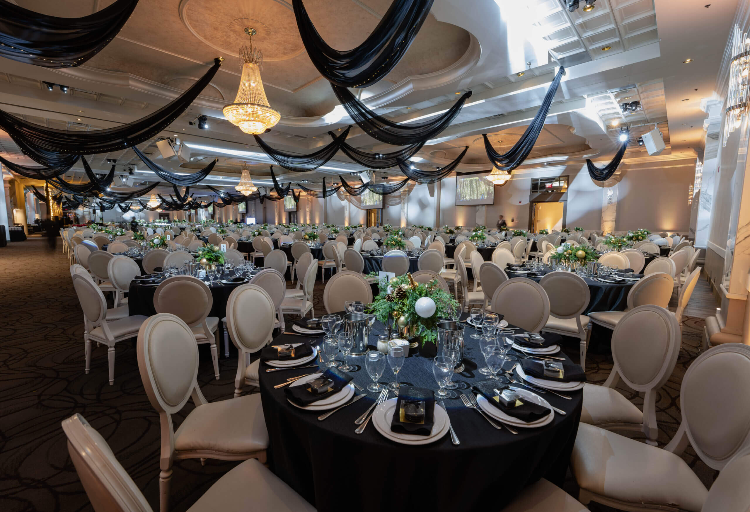 party event space near me | wedding places toronto | toronto event centre Conference hall with professional setup, ideal for corporate meetings and business events.