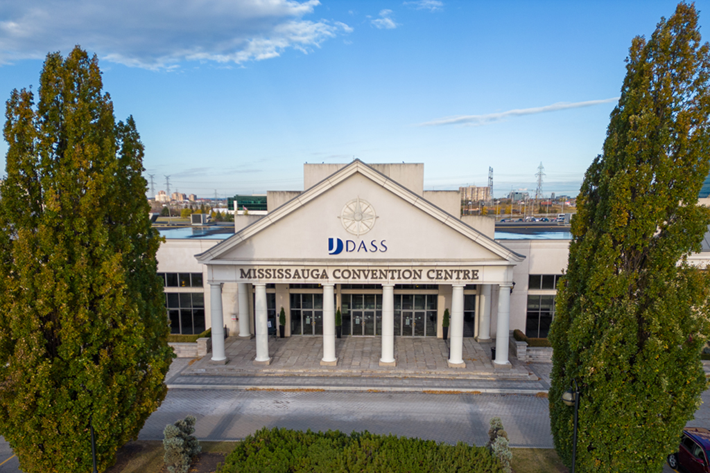 Elegant wedding decor with lighting, linens, and floral arrangements in our ballroom.