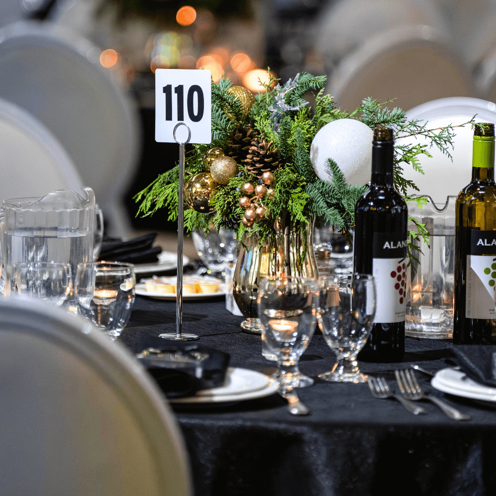 Multi-purpose event hall with flexible seating, perfect for both social and corporate functions.