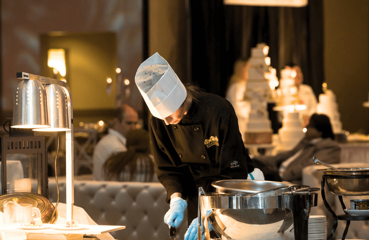 Birthday party celebration in our elegant event space with decorations and catering services in Mississauga.