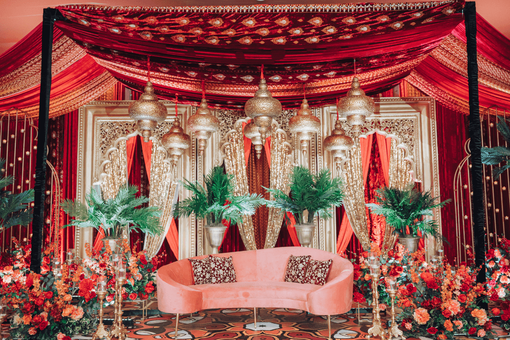 Modern event space with panoramic windows, perfect for daytime events and wedding ceremonies.