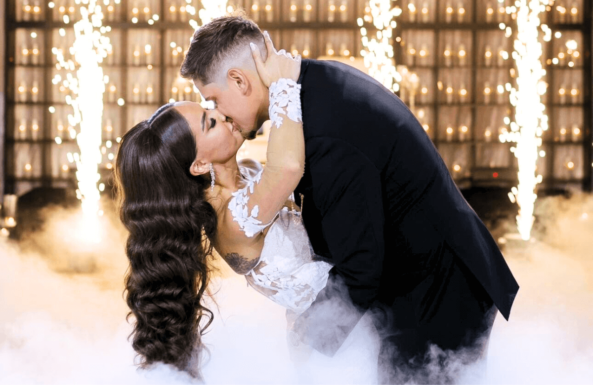 Premium wedding package with carving station, pasta bar, and international cuisine options.