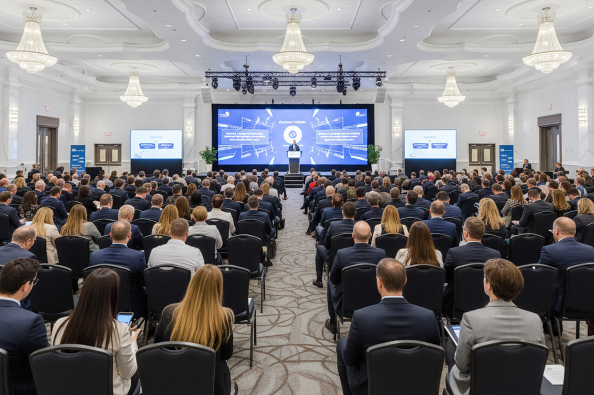 Large event space for trade shows and corporate gatherings at our convention centre. consumer shows | flexible layouts | meeting and event space | multipurpose halls | professional seminar | trade show