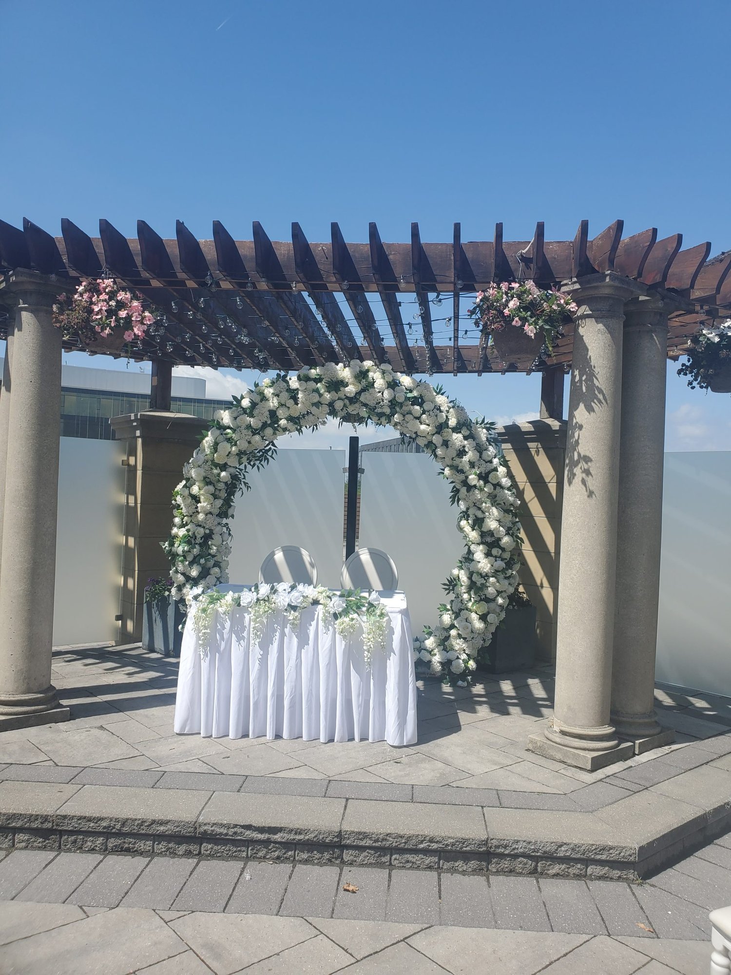 Luxurious Outdoor Patio Designed for Timeless Wedding Experiences