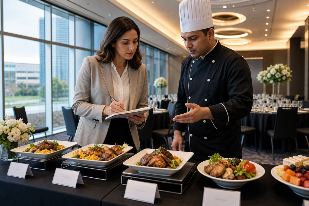 7 In-House Halal Catering Menu Decisions for Smoother Events
