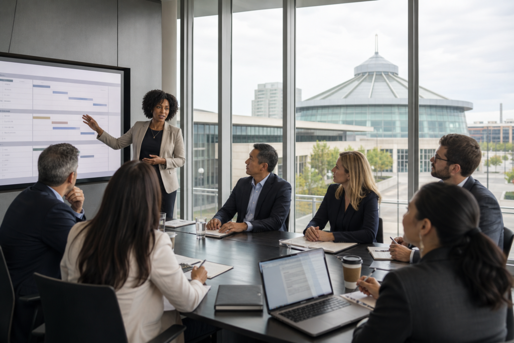 7 corporate meeting agenda tips compared: timing, roles, and logistics