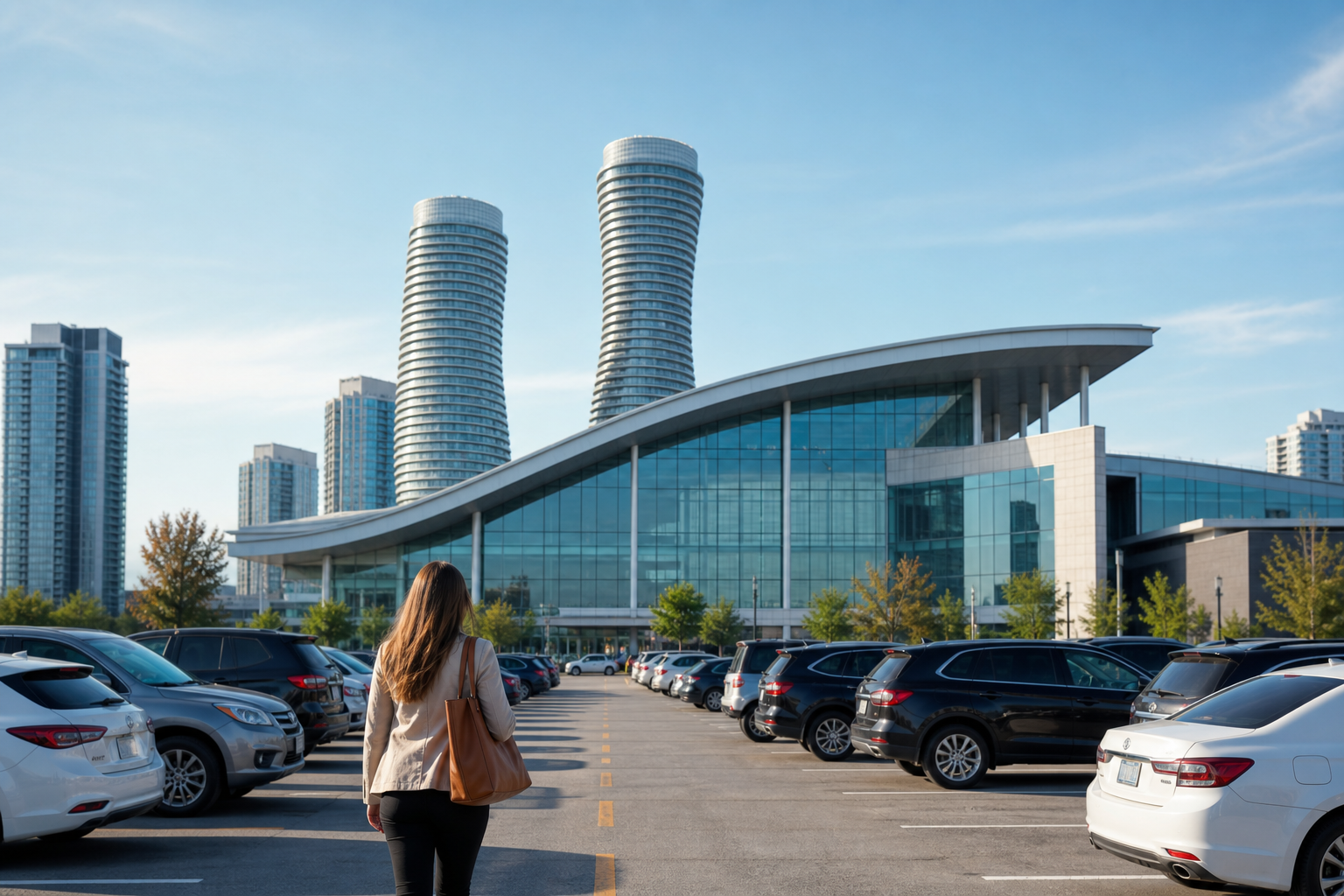 What should you check about an event parking venue before you book?
