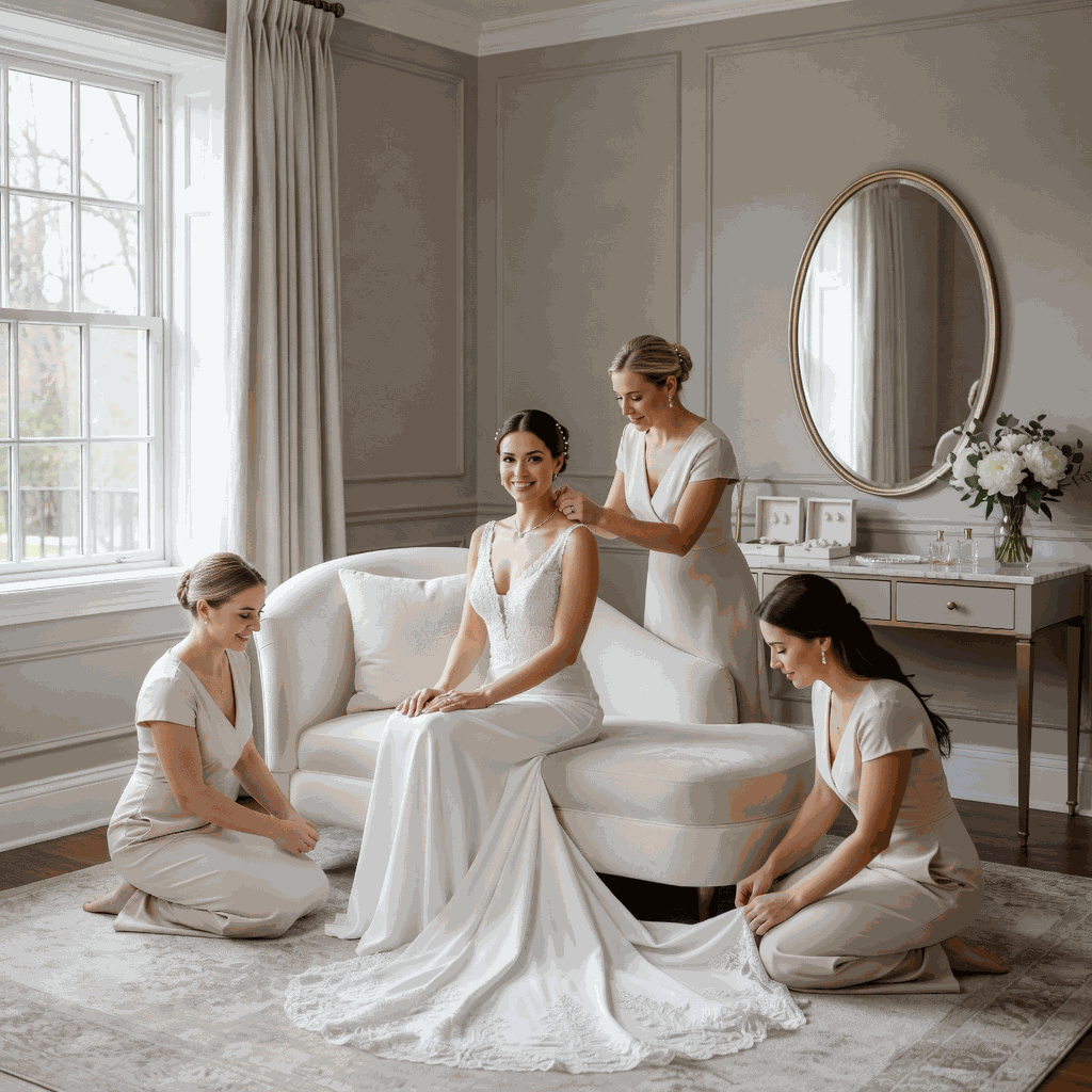 Elegant Bridal Suite Designed for Unforgettable Wedding Day Moments.